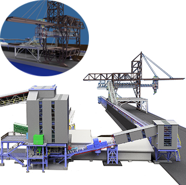 皮带定量装船系统