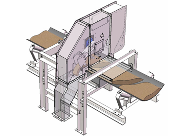 初级采样机安装在输煤皮带机中部